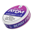 Atom Nicotine Pouches 6mg Berry Frost – Tobacco-free nicotine with icy berry flavor, 15 pouches per can.