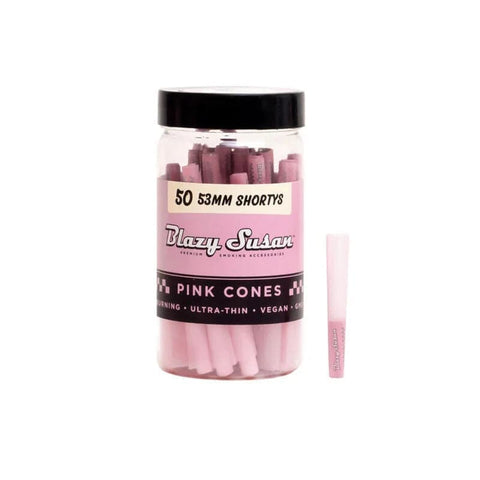 BLAZY SUSAN PRE ROLLED CONES SHORTY'S 53MM 50CT BOX - Vape City USA - Smoking Accessories