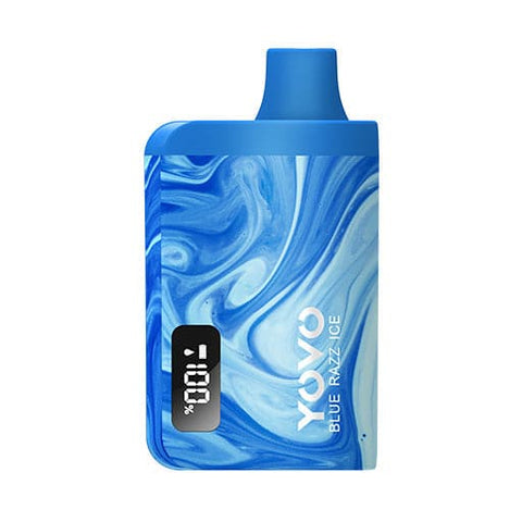 Blue Razz Ice Flavor Yovo Vape JB8000 Disposable Device