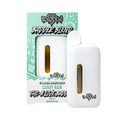 Exodus THC-A Disposable Vape with Candy Rain flavor, nostalgic sweet fruity candy taste.