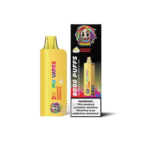 Dummy Vapes 8000 Disposable Vape Dummy Dream flavor smooth creamy blend with sweet undertones