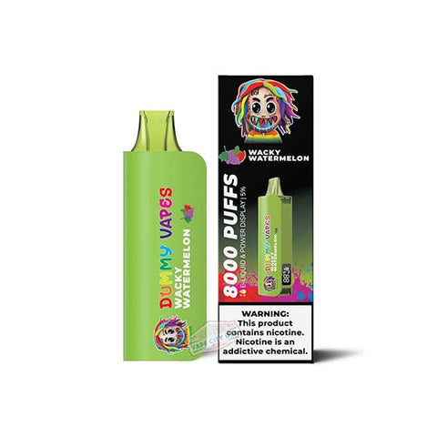 Dummy Vapes 8000 Disposable Vape Wacky Watermelon flavor juicy melon sweetness with fresh vibe