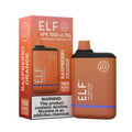 Device and box of ELF VPR 700 ULTRA Disposable Vape  Raspberry Orange flavored