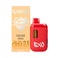 Exodus CB9A + THCA Disposable 3.5g Giga Bud flavor, robust and earthy.