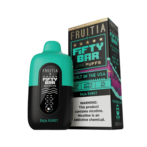 Fifty Bar X Fruitia 20K Disposable Vape