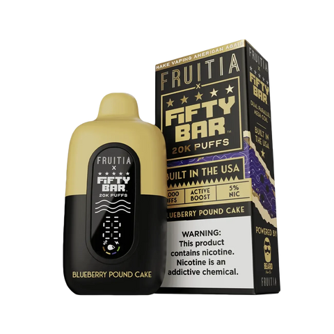 Fifty Bar X Fruitia 20K Disposable Vape