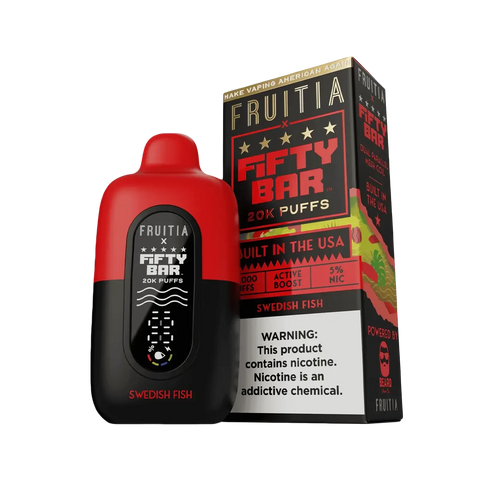 Fifty Bar X Fruitia 20K Disposable Vape