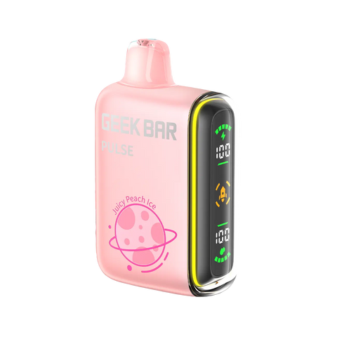 Geek Bar Pulse 15000 Planet Edition – Juicy Peach Ice flavor