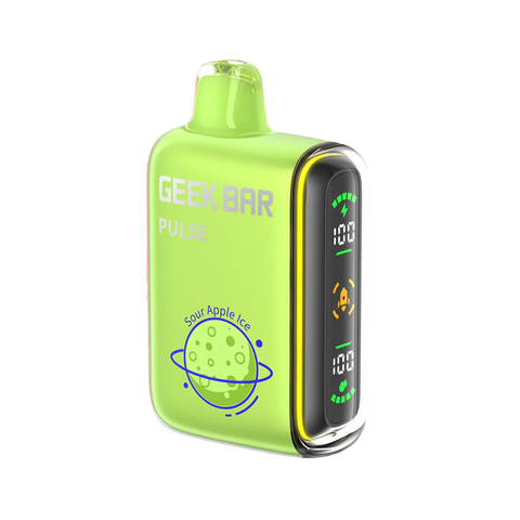 Geek Bar Pulse 15000 Planet Edition – Sour Apple Ice flavor