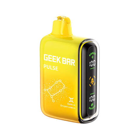 Geek Bar Pulse 15000 Zodiac Edition vape – Grape Lemon flavor