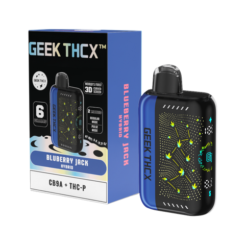 Geek THCX Pulse 6 Grams CB9A + THC-P Curve Screen Disposable Vape