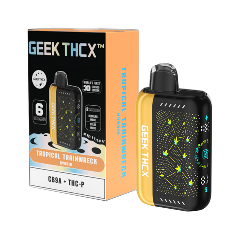 Geek THCX Pulse 6 Grams CB9A + THC-P Curve Screen Disposable Vape