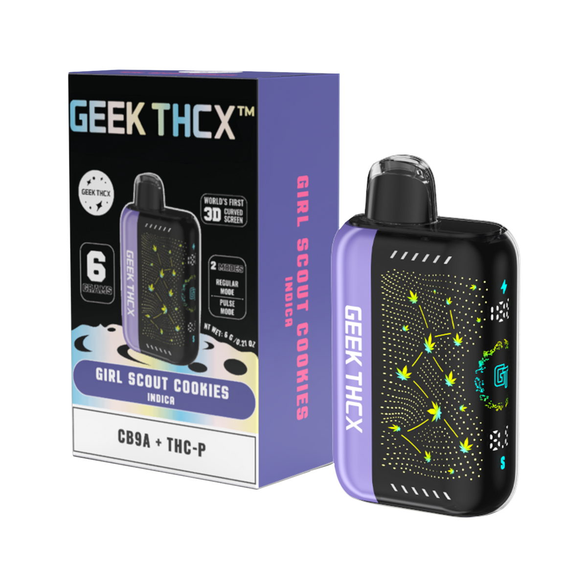 1 or 8 × Geek Field _ 5T9 gf GEEK THCX Pulse X 6G | CB9A + THC-P Disposable Vape