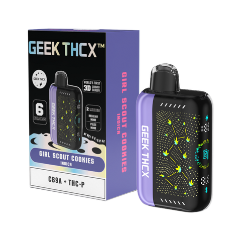 Geek THCX Pulse 6 Grams CB9A + THC-P Curve Screen Disposable Vape