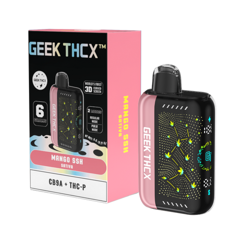 Geek THCX Pulse 6 Grams CB9A + THC-P Curve Screen Disposable Vape