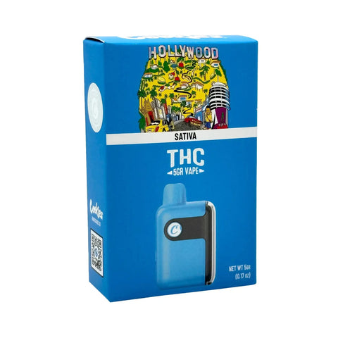 Hollywood flavor - Cookies THC Vape Sativa, 5g disposable with THC-A Liquid Diamonds and Delta-8.