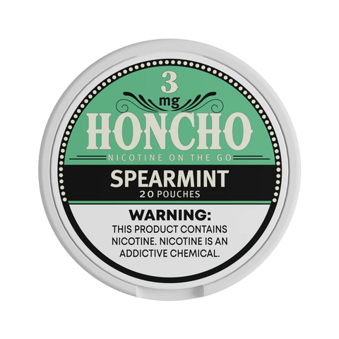 Spearmint Honcho Nicotine Pouches – 3mg