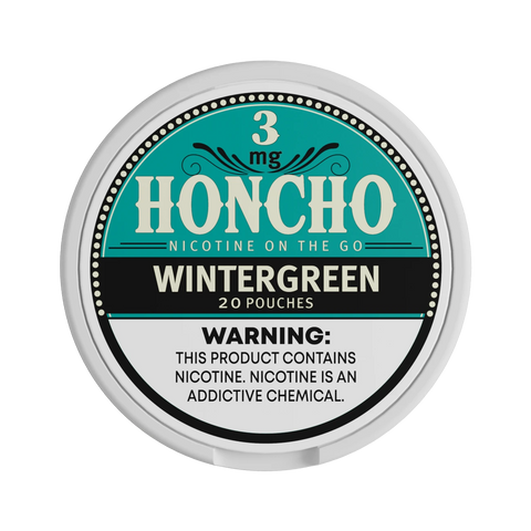 Wintergreen Honcho Nicotine Pouches – 3mg