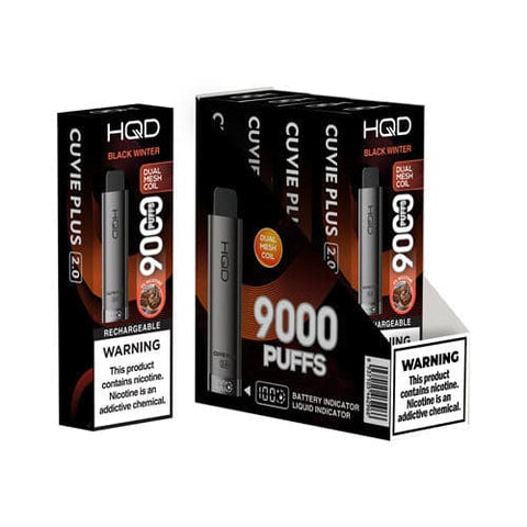 HQD Cuvie Plus 2.0 Disposable Vape 10 pack