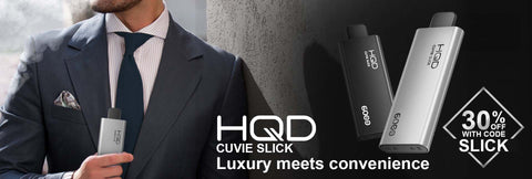 HQD Cuvie Slick Disposable Vapes 30% off 