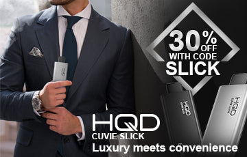 HQD Cuvie Slick Disposable Vapes 30% off 