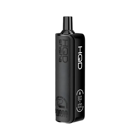 HQD Shisha 20K Black Ice flavor – bold blackcurrant with a refreshing menthol touch.