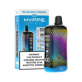 Blue Razz Freeze – Blue raspberry Hyppe Infiniti 50000 vape with icy finish