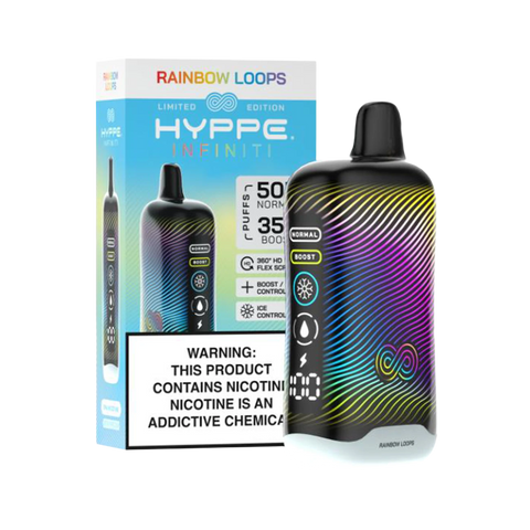 Rainbow Loops – Colorful Hyppe Infiniti 50k featuring fruit loop cereal flavor