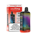 Strawberry Glow – Red Hyppe vape with strawberry and creamy notes
