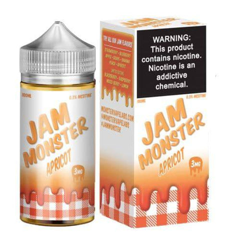 JAM MONSTER - APRICOT 100ML - Vape City USA - Vaporizers & Electronic Cigarettes