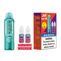 JNR Stellarc 100K Puff Disposable Vape Pod Blue Razz Ice flavor tangy raspberry with icy smooth finish