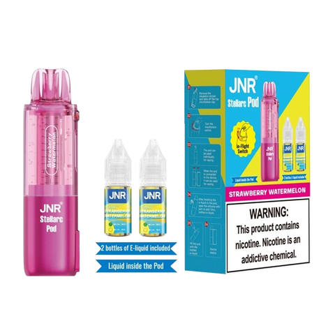 JNR Stellarc 100K Puff Disposable Vape Pod Strawberry Watermelon flavor juicy blended fruits with smooth sweetness