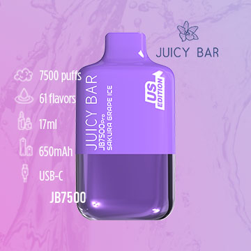 Juicy Bar Vape Model JB7500 Device Specifications