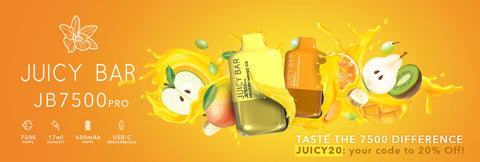 New Juicy Bar JB7500 PRO | 21 flavors | 7500 Puffs