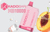 Kado Bar KB10000 Disposable Vape collection banner with 1 pink device, ice and fuits 