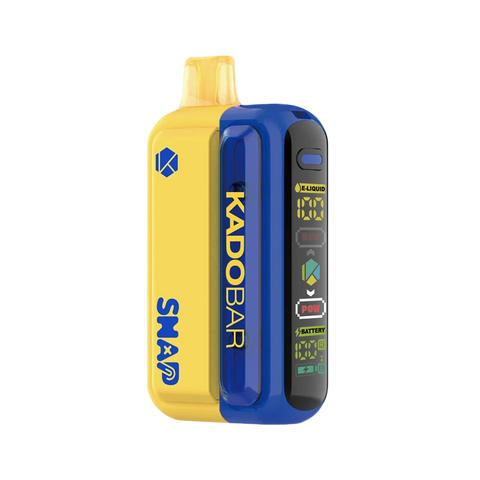 Kado Bar Snap 25K in Blue Raz Lemon – a tangy blue raspberry and zesty lemon combo for a bold, citrusy vape.