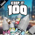 Keep It 100 Bar Salt 50mg vape juice bottle – high strength 50mg salt nic for pods