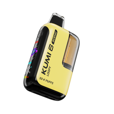 Kumi 6 Scenic 50k Vape in Loopy flavor inspired by fruity cereal and milk
