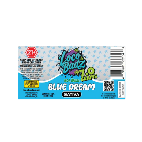 Loco Budz 7g THC-A Smalls Flowers