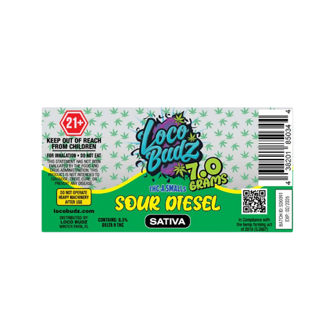 Loco Budz 7g THC-A Smalls Flowers
