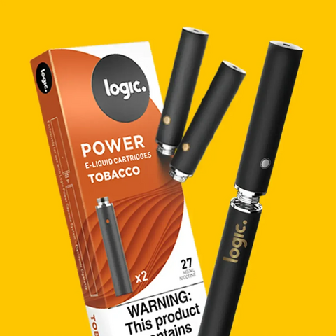 Logic Power Rechargeable Vape Kit with USB Charger and Cartridge – 400 Puffs