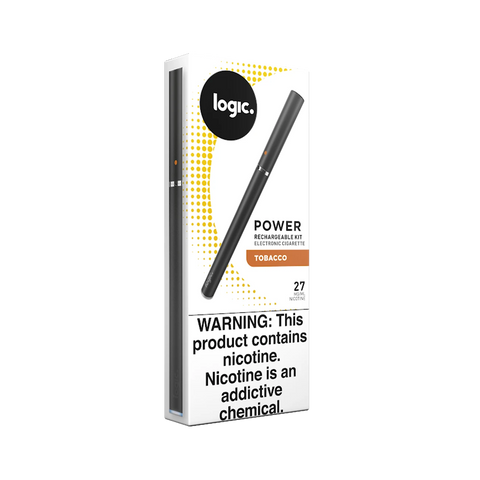 Logic Power Pre-Filled Cartridge in Tobacco Flavor – 27mg Nicotine, 400 Puffs