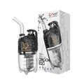 Lookah Dragon Egg Electric Rig in Black-Silver Spatter – Sleek, metallic texture