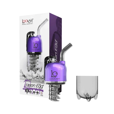 Lookah Dragon Egg Electric Dab Rig in Purple – Deep and royal appearance