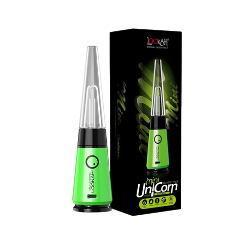 Lookah Unicorn Mini Electric Dab Rig in Green color