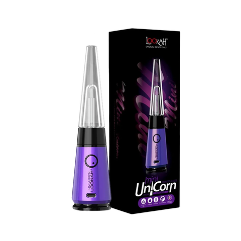 Lookah Unicorn Mini Electric Dab Rig in Purple color