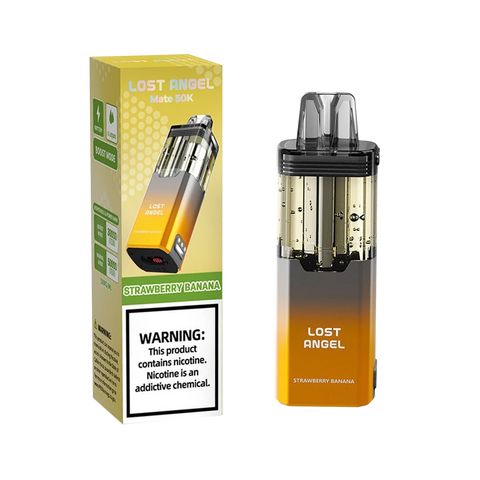 Lost Angel Mate 50K Puffs Pod Disposable Vape in Strawberry Banana flavor