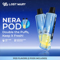Lost Mary NERA Fullview 70K Disposable Pods with dual 35K puffs and LED screen
