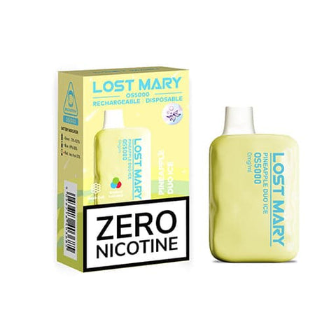 Lost Mary OS5000 Zero Nicotine Vape - Pineapple Duo Ice
