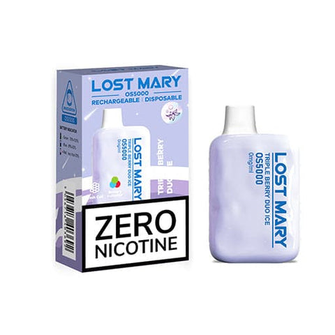 Lost Mary OS5000 Zero Nicotine Vape - Triple Berry Duo Ice - Vape City USA